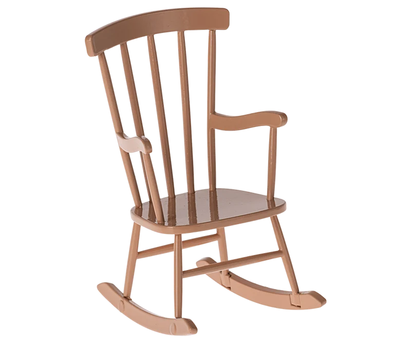 Maileg, Rocking chair, Mouse - Dark Powder