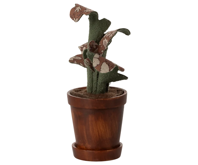 Maileg, Flower pot with plant, miniature