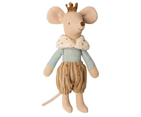Maileg, Prince mouse, big brother light blue top