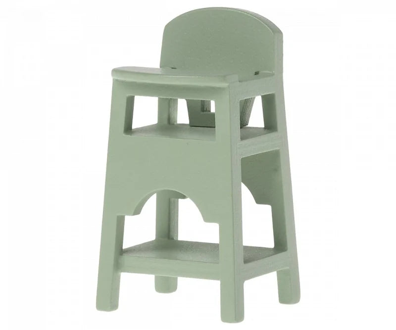 Maileg High chair, Mouse - Mint