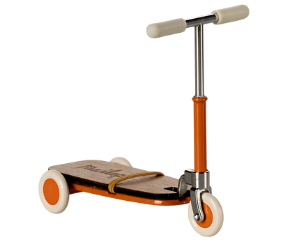 Maileg, Kick board Mouse - Orange
