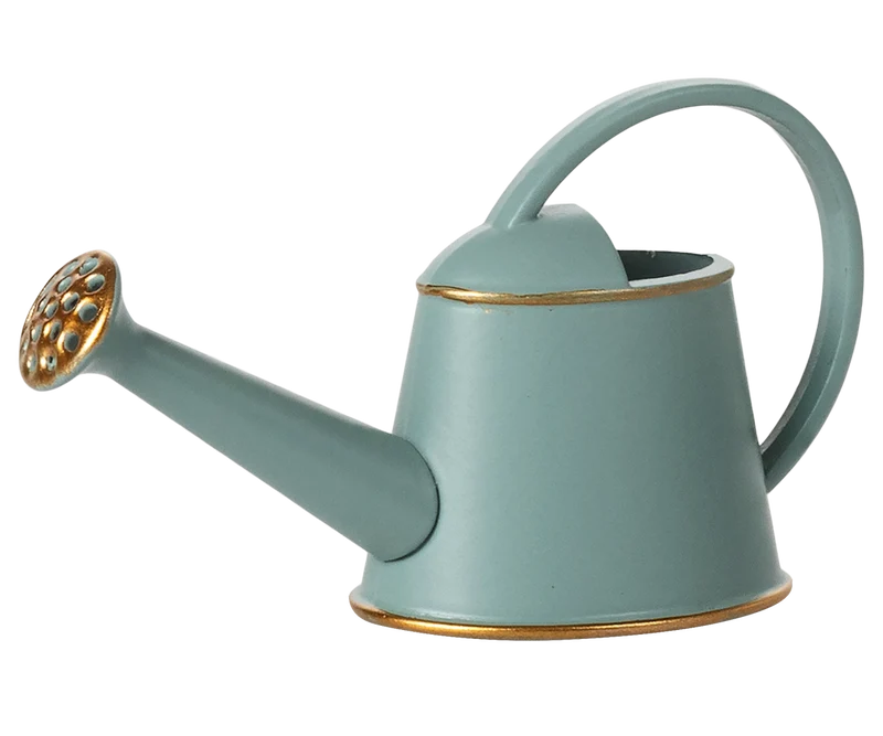 Maileg, Watering can, Mouse - Light blue