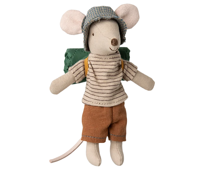 Maileg, Hiker Mouse, Big Brother - Thin Stripes