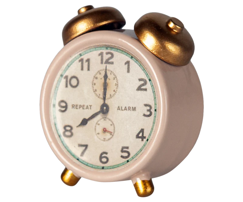Maileg Alarm Clock, Mouse, Powder