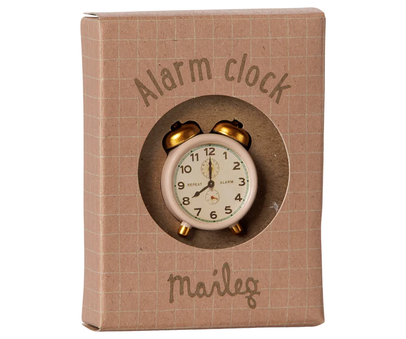 Maileg Alarm Clock, Mouse, Powder