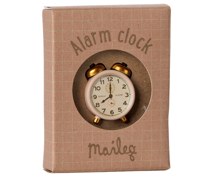 Maileg Alarm Clock, Mouse, Powder