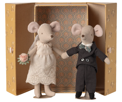 Maileg Wedding Mice in box