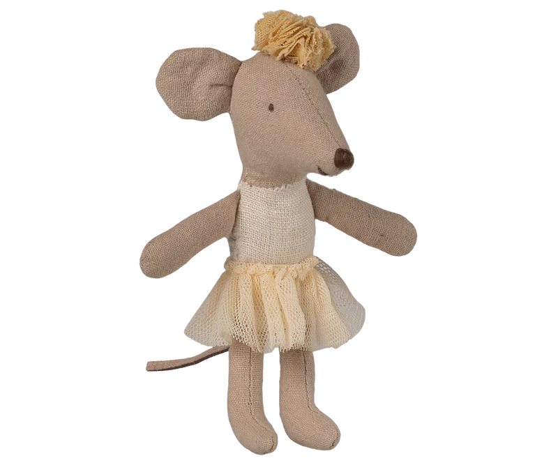 Maileg Ballerina mouse, Little Sister - Off White