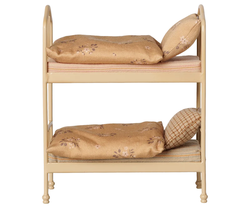 Maileg Bunk bed, Mouse - Wheat