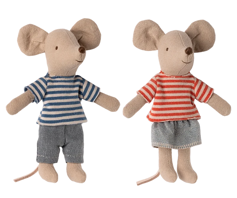 Maileg LouiMax and Stella, Little brother and sister mice