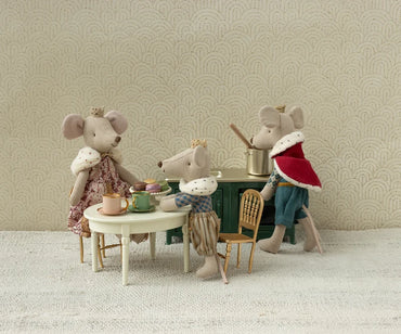 Maileg, Prince mouse, big brother blue plaid top