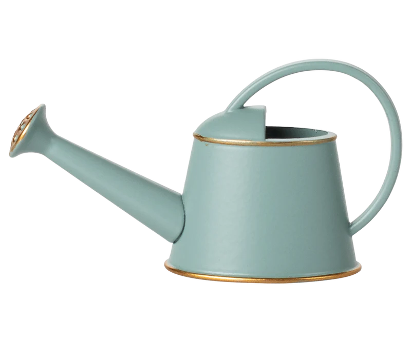 Maileg, Watering can, Mouse - Light blue