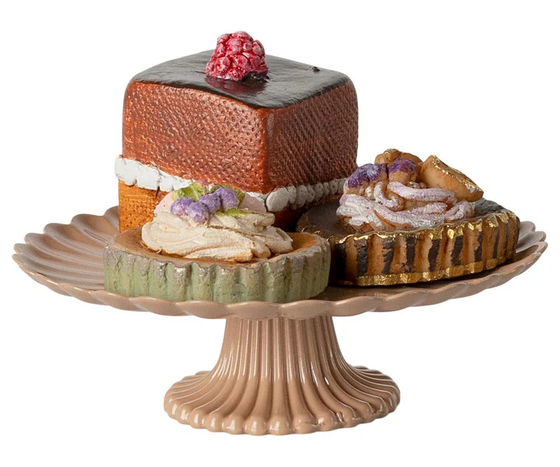 Maileg Cakes and Cakestand mini