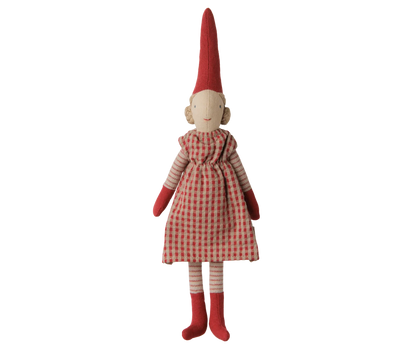 Maileg Pixy, Size 1 - Girl - Red dress