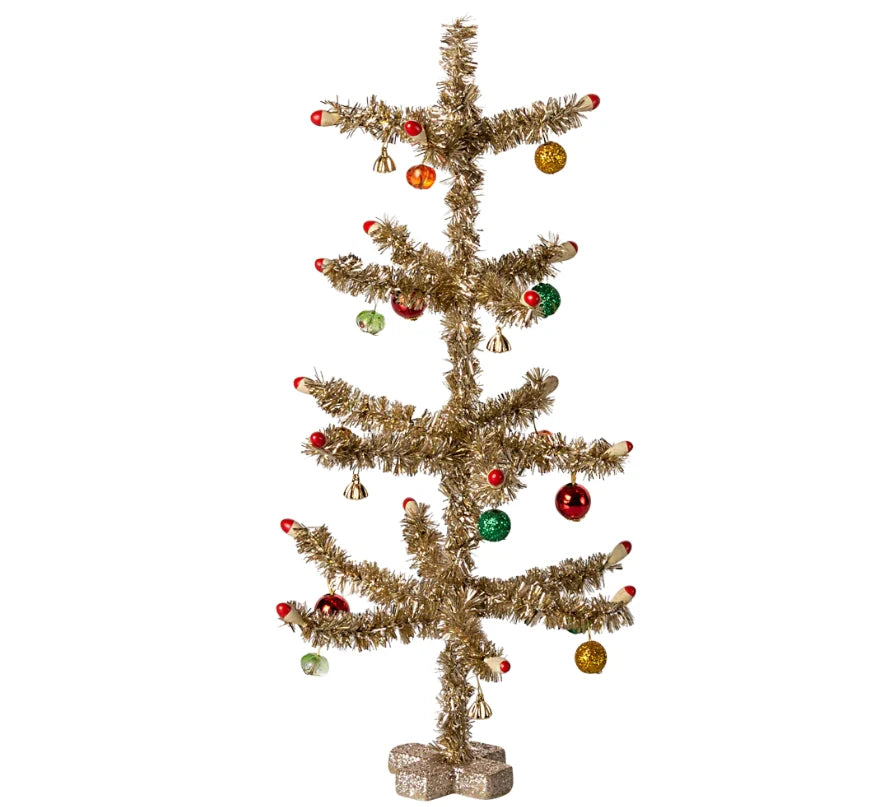 Maileg Christmas Tree Gold Red & Green Decoration